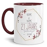 Tasse zum Hochzeitstag Opal Hochzeit -...