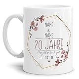 Tasse zum Hochzeitstag Porzellan...