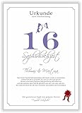Geschenk zum 16. Hochzeitstag Saphir...