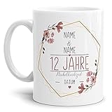 Tasse zum Hochzeitstag Nickel Hochzeit -...