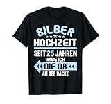 25 Jahre verheiratet Silber Hochzeit...