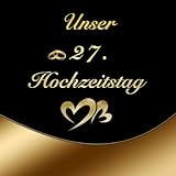 Unser 27. Hochzeitstag Mahagonihochzeit...