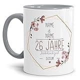 Tasse zum Hochzeitstag Jade Hochzeit -...