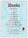 Zuckerhochzeit Geschenkidee - 6 Jahre...