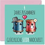 Stuff4 4. Hochzeitstag Karte Liebe - 4...