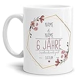 Tasse zum Hochzeitstag Zucker Hochzeit -...