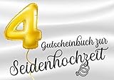 Gutscheinbuch zur Seidenhochzeit: Blanko...
