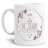 Tasse zum Hochzeitstag Elfenbein...