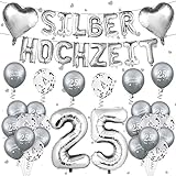Silberhochzeit 25. Luftballons...
