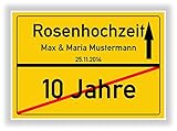 Geschenkidee zur Rosenhochzeit - 10...