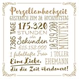 Porzellanhochzeit ~ Gästebuch zum 20....