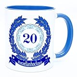 Porzellanhochzeit 20 Jahre Tasse...