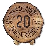 DARO Design - Holzscheibe - 20 Jahre -...