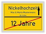 Geschenkidee zur Nickelhochzeit - 12...