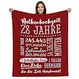 28. Hochzeitstag Geschenk –...