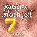 Kupferne Hochzeit Gästebuch: Farbiges...