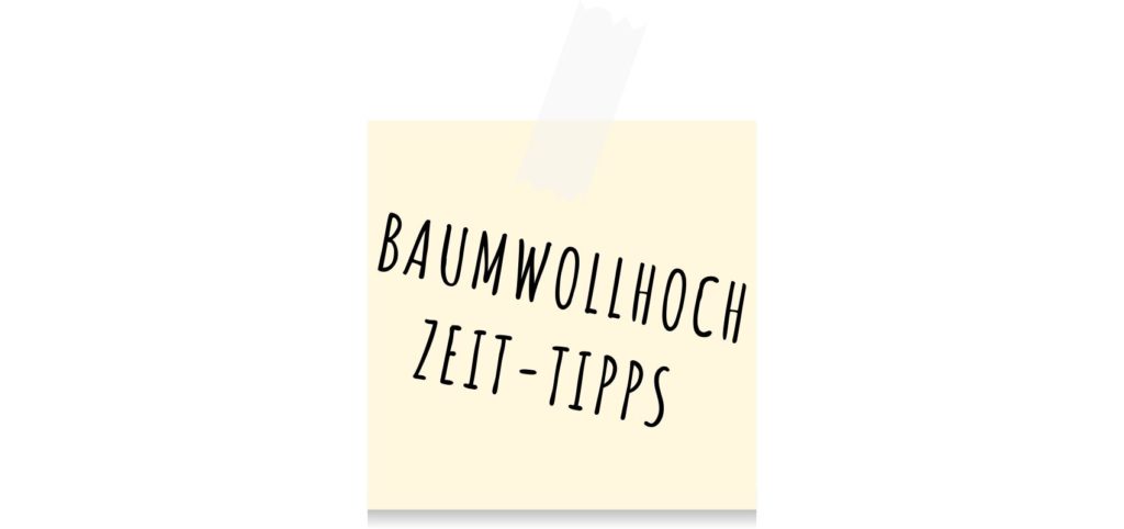 Baumwollhochzeit-Tipps