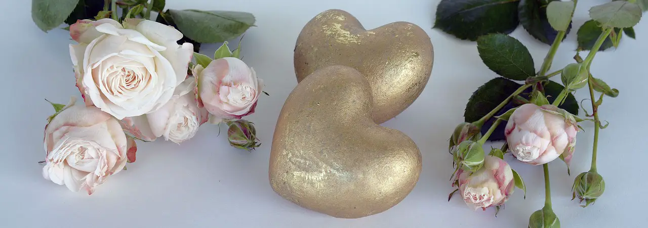 Seifenhochzeit (32. Hochzeitstag) 17 slider heart gold